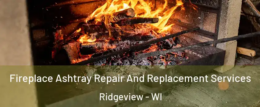 Fireplace Ashtray Repair And Replacement Services Ridgeview - WI