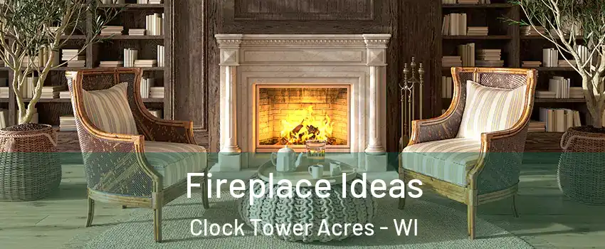 Fireplace Ideas Clock Tower Acres - WI