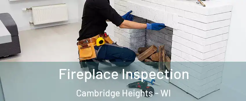 Fireplace Inspection Cambridge Heights - WI