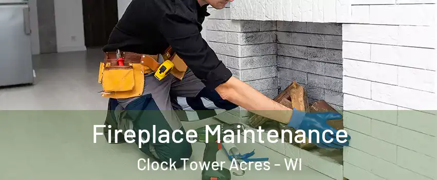 Fireplace Maintenance Clock Tower Acres - WI