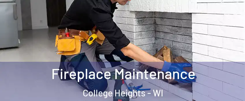 Fireplace Maintenance College Heights - WI