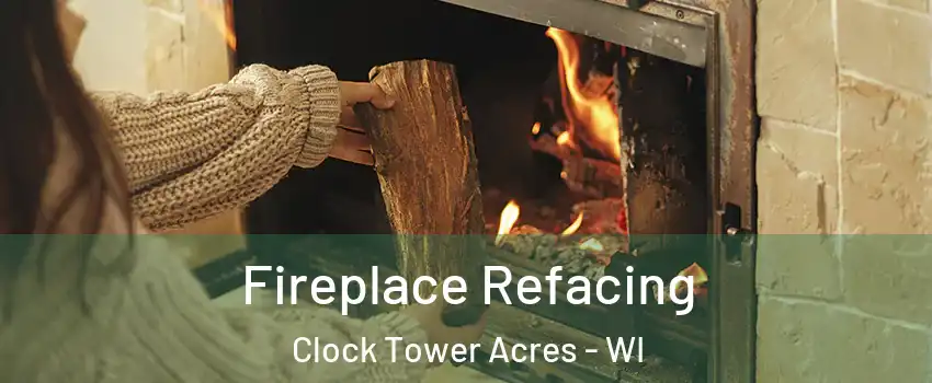 Fireplace Refacing Clock Tower Acres - WI