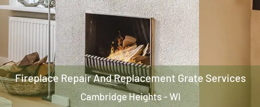 Fireplace Repair And Replacement Grate Services Cambridge Heights - WI