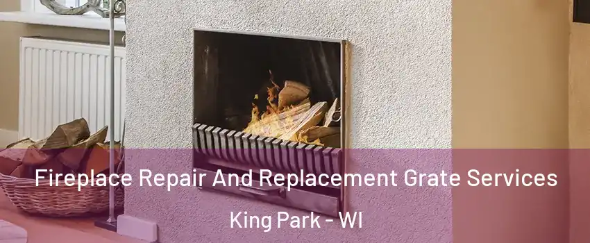 Fireplace Repair And Replacement Grate Services King Park - WI