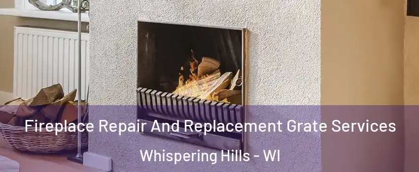 Fireplace Repair And Replacement Grate Services Whispering Hills - WI