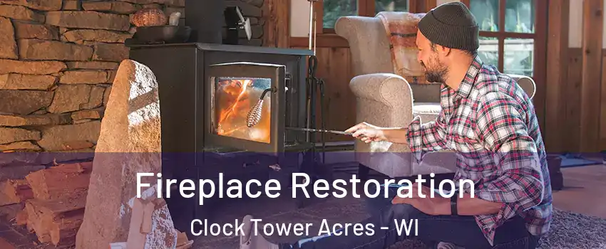 Fireplace Restoration Clock Tower Acres - WI