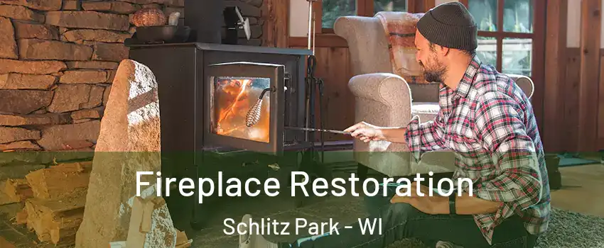 Fireplace Restoration Schlitz Park - WI