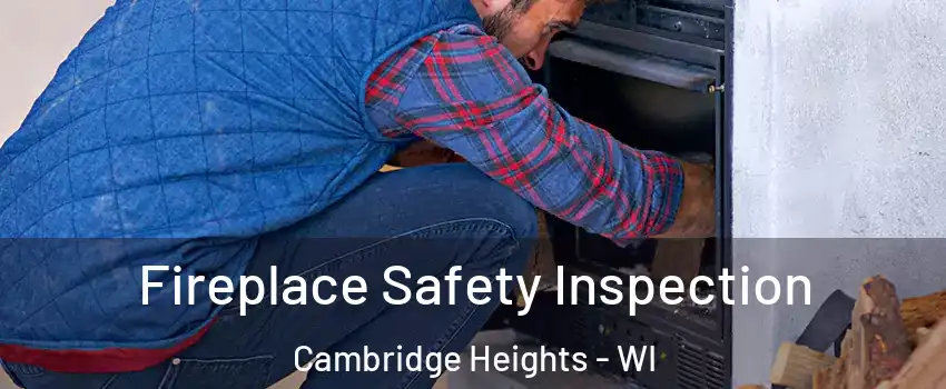 Fireplace Safety Inspection Cambridge Heights - WI