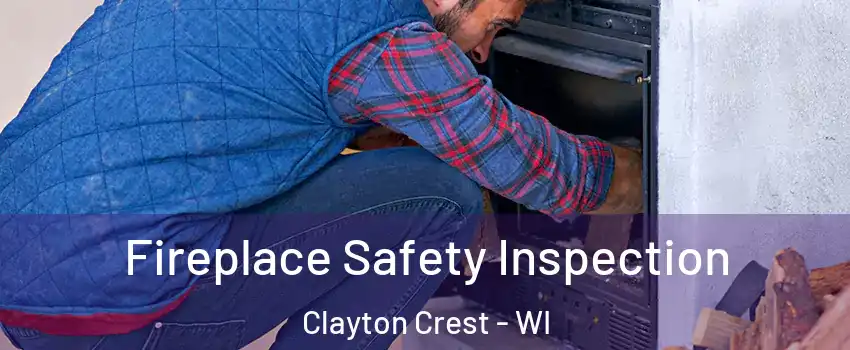 Fireplace Safety Inspection Clayton Crest - WI