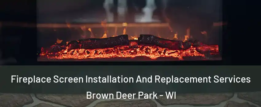 Fireplace Screen Installation And Replacement Services Brown Deer Park - WI