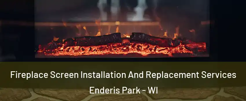 Fireplace Screen Installation And Replacement Services Enderis Park - WI