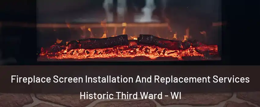 Fireplace Screen Installation And Replacement Services Historic Third Ward - WI