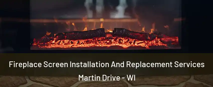 Fireplace Screen Installation And Replacement Services Martin Drive - WI