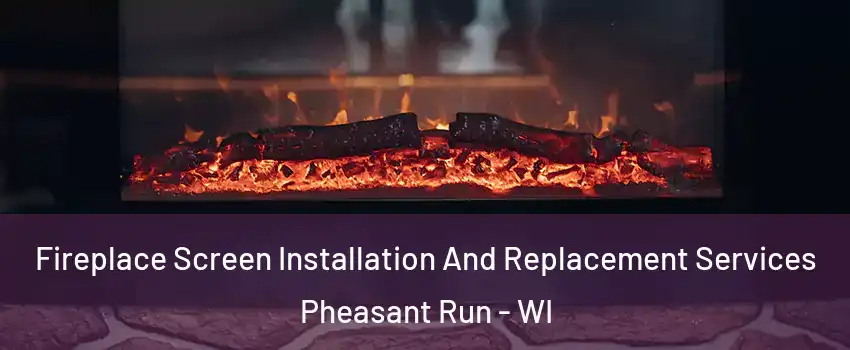 Fireplace Screen Installation And Replacement Services Pheasant Run - WI