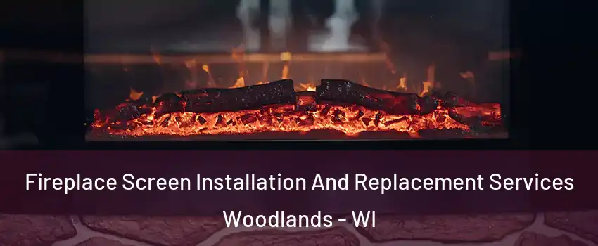 Fireplace Screen Installation And Replacement Services Woodlands - WI