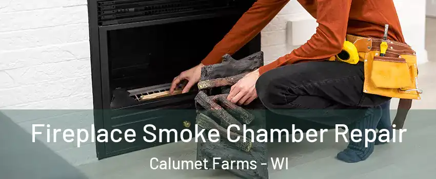 Fireplace Smoke Chamber Repair Calumet Farms - WI