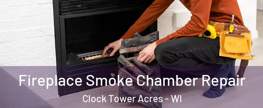 Fireplace Smoke Chamber Repair Clock Tower Acres - WI