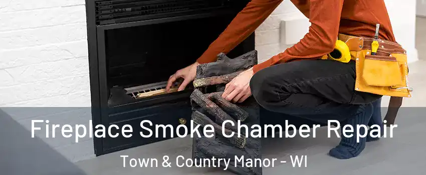 Fireplace Smoke Chamber Repair Town & Country Manor - WI