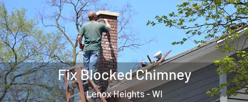 Fix Blocked Chimney Lenox Heights - WI