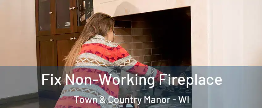 Fix Non-Working Fireplace Town & Country Manor - WI