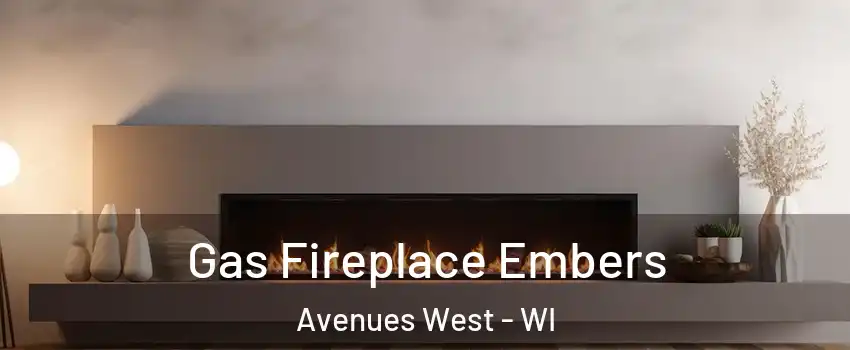 Gas Fireplace Embers Avenues West - WI