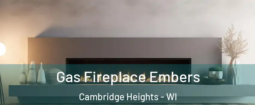 Gas Fireplace Embers Cambridge Heights - WI