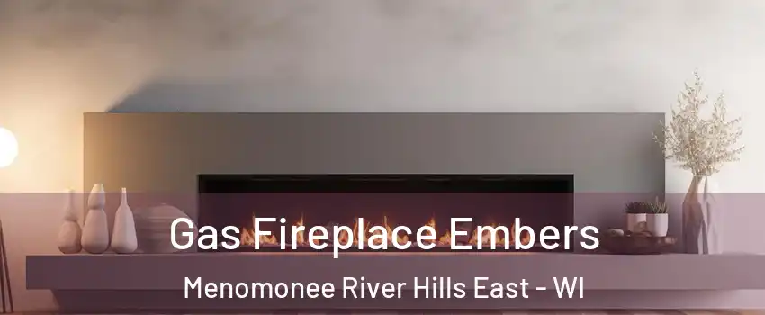 Gas Fireplace Embers Menomonee River Hills East - WI