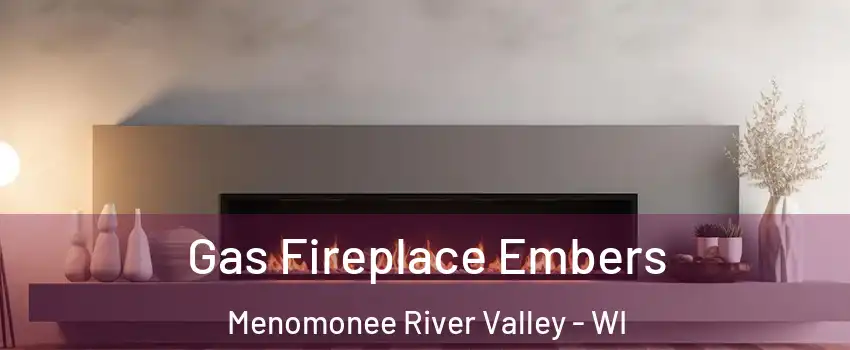 Gas Fireplace Embers Menomonee River Valley - WI