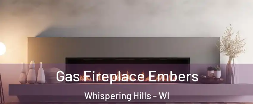 Gas Fireplace Embers Whispering Hills - WI