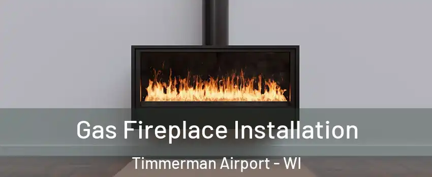 Gas Fireplace Installation Timmerman Airport - WI