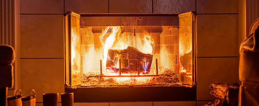 Mendota Hearth Landscape Fireplace Installation in Lincoln Village, Wisconsin