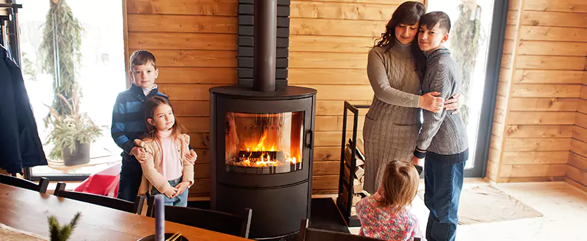 Morso Cast Iron Fireplace Insert Installation in Roosevelt Grove, Wisconsin