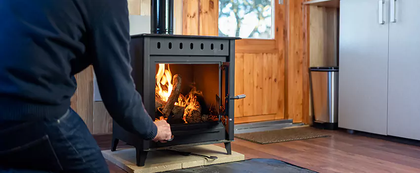 Open Hearth Wood Fireplace Installation in Mitchell Park, WI