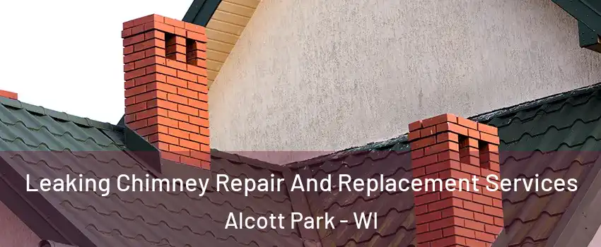 Leaking Chimney Repair And Replacement Services Alcott Park - WI