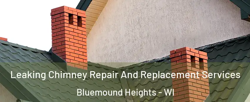 Leaking Chimney Repair And Replacement Services Bluemound Heights - WI