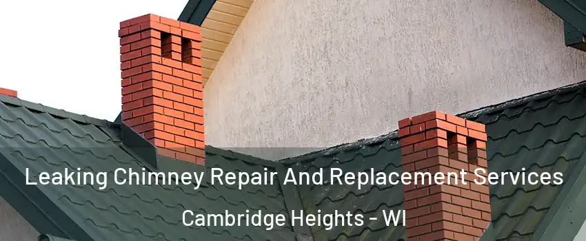 Leaking Chimney Repair And Replacement Services Cambridge Heights - WI