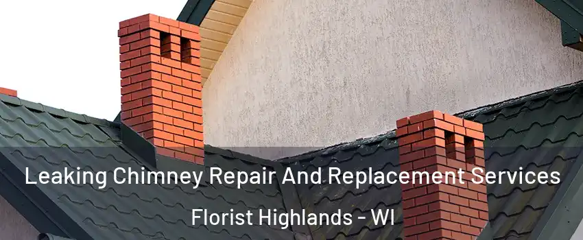 Leaking Chimney Repair And Replacement Services Florist Highlands - WI