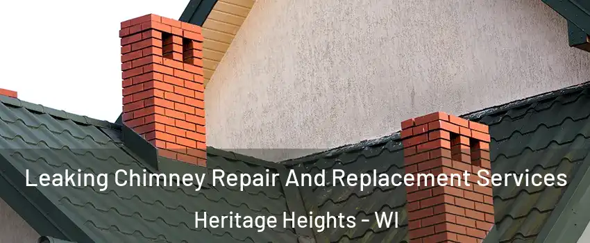 Leaking Chimney Repair And Replacement Services Heritage Heights - WI