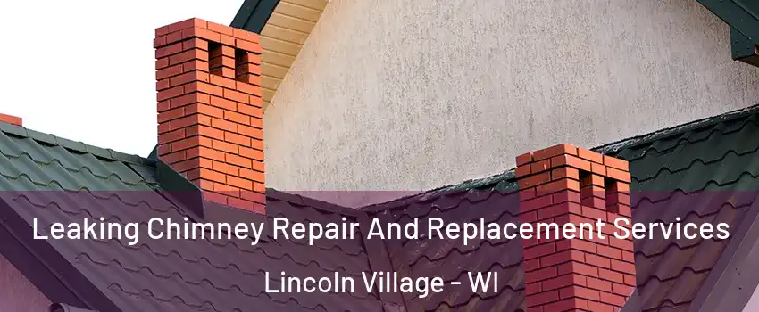 Leaking Chimney Repair And Replacement Services Lincoln Village - WI