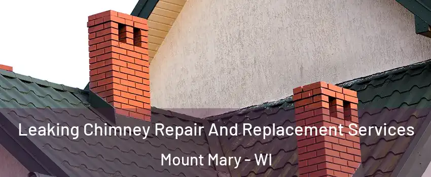 Leaking Chimney Repair And Replacement Services Mount Mary - WI