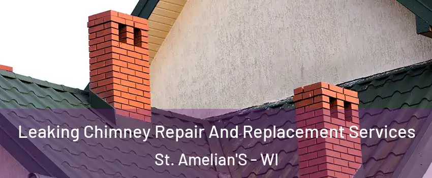 Leaking Chimney Repair And Replacement Services St. Amelian'S - WI