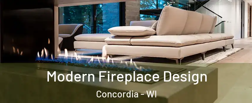 Modern Fireplace Design Concordia - WI