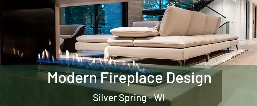 Modern Fireplace Design Silver Spring - WI