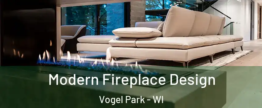 Modern Fireplace Design Vogel Park - WI