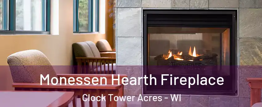 Monessen Hearth Fireplace Clock Tower Acres - WI