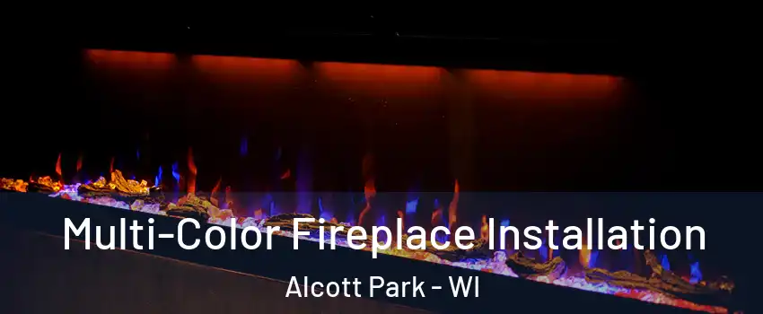 Multi-Color Fireplace Installation Alcott Park - WI