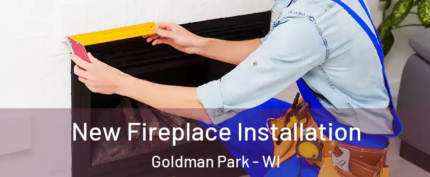 New Fireplace Installation Goldman Park - WI