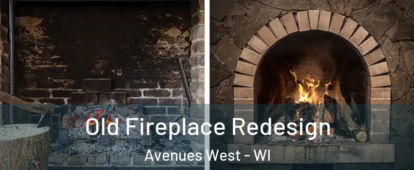 Old Fireplace Redesign Avenues West - WI