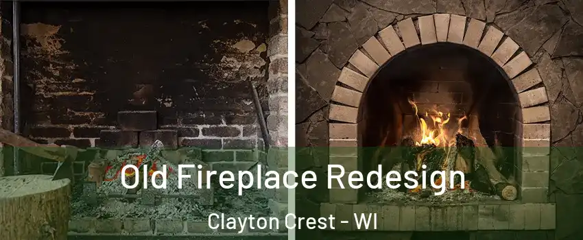 Old Fireplace Redesign Clayton Crest - WI