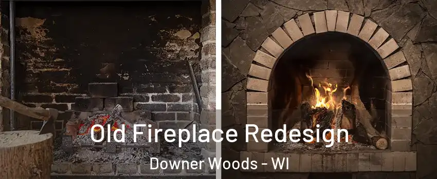 Old Fireplace Redesign Downer Woods - WI